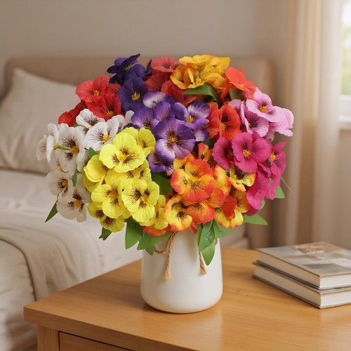 Fiori finti pansy seta - fiori,