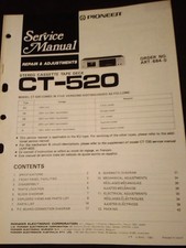 PIONEER CT-520 Cassette Tape
