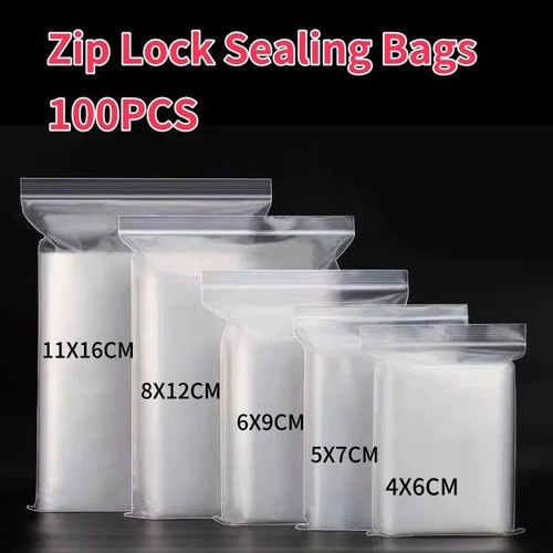 100x small clear - small, zip