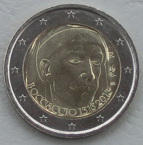 Moneta commemorativa euro - moneta,