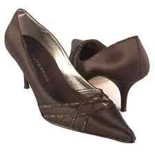 Nuovo CAPARROS donna abito da sera seta Brn scarpa a punta alta infernale taglia 10 B
