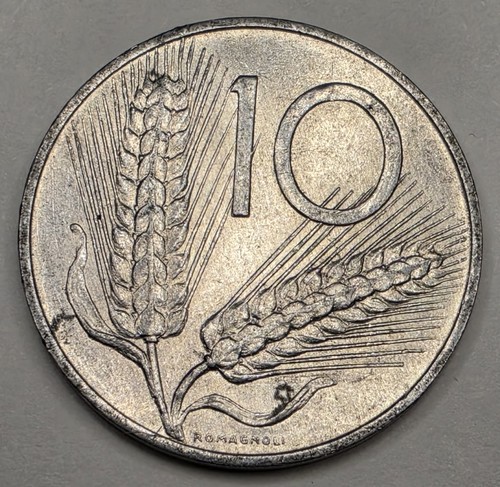 1973 italia dieci lire - 1973, 10