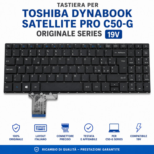 Tastiera per toshiba dynabook - tastiera,
