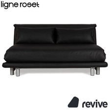 Divano Ligne Roset Multy tessuto tre posti nero antracite funzione manuale