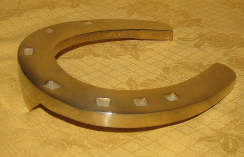 Ferro cavallo ottone con - ferro,