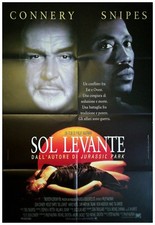 SOL LEVANTE Manifesto Film 2F Poster Originale Cinema CONNERY SNIPES KAUFMAN