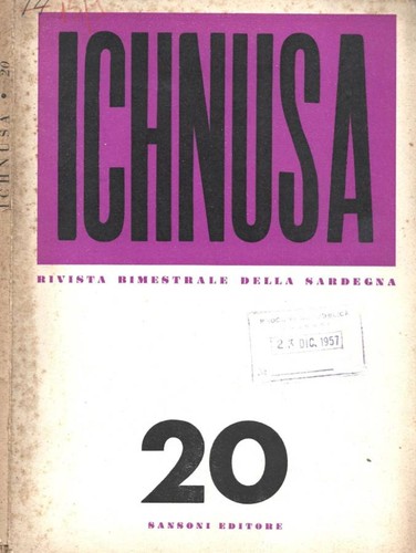 Ichnusa rivista bimestrale - ichnusa.,
