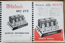 Mcintosh mc275 owners - mcintosh, /