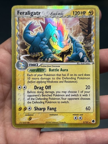 Pokémon tcg feraligatr 101 - pokémon, 2/101