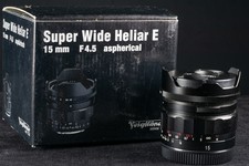 VOIGTLÄNDER SUPER WIDE HELIAR E 15mm F4.5 ASPH - SONY E MOUNT - TOP!
