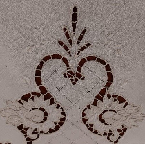Tovaglia vintage madeira lino - vintage,