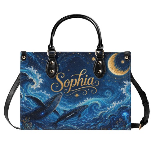 Borsa tote pelle oceano - borsa,