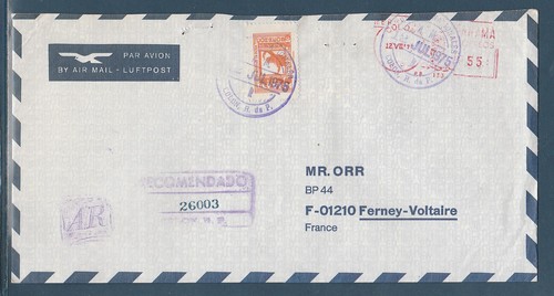 Eta grande enveloppe par avion