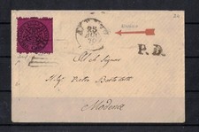 B59 Lettera da ALBANO a MODENA treno ROMA-CEPRANO 25.08.1870 - 20 cent N.28