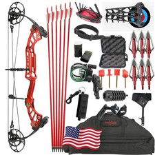Set arco composto 40-75 libbre CNC tiro con l'arco puleggia arco 350 FPS tiro bersaglio caccia
