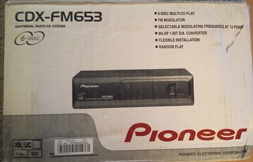 Pioneer cdx fm653 - fm653, disc
