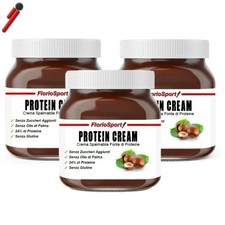 FlorioSport, Protein Cream, 3x400g Crema Spalmabile Proteica 24% Proteine