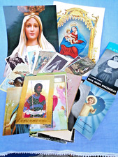 LOTTO DI 50 SANTINI RELIGIOSI E 2 LIBRETTI VARIE EPOCHE