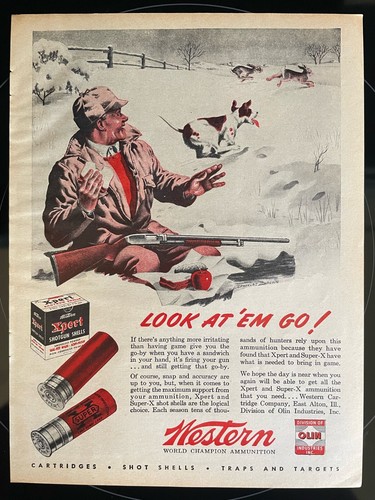 Pubblicità 1945 western - western, xpert