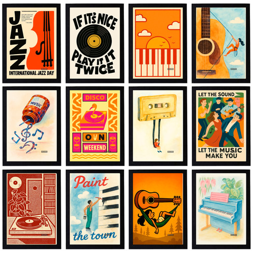 Poster musica a5 stampa - poster,