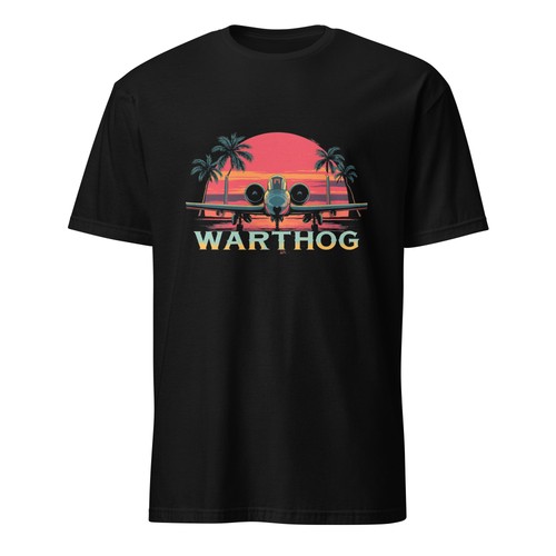 Shirt warthog sunset - t-shirt, a-10