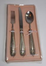 Antico Set 3 Posate Manico Argento 800 SOLINGEN Stile Classico