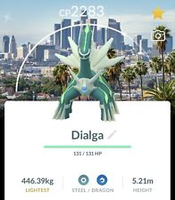 Dialga lucida con sfondo LA