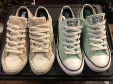 3 Pair Ladies Converse + Vans