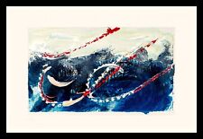 MARIO SCHIFANO-  SERIGRAFIA materica  cm. 60  x 90  ONDE