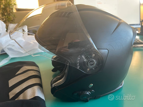 Casco jet con - con, interfono