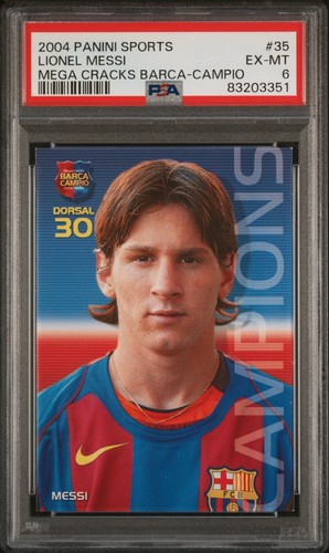 Lionel messi 2004 panini - lionel, barca
