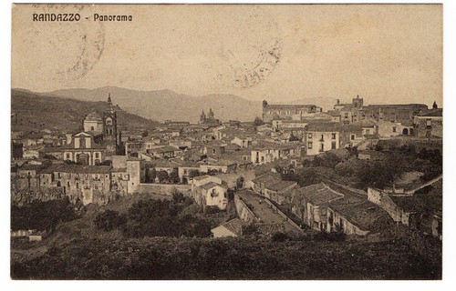 Antica cartolina randazzo - antica,