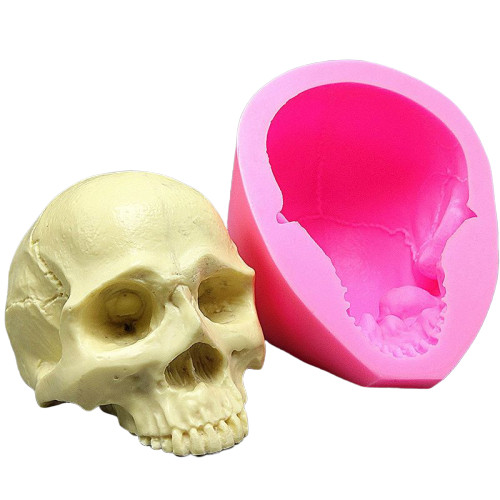 Teschio silicone ripieno - silicone,