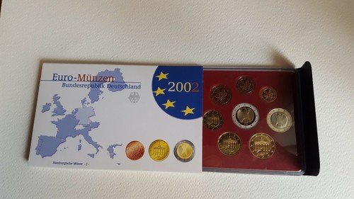 Euro munzen 2002 - 2002, germania