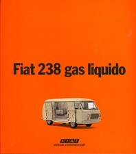 Fiat 238 furgone gas liquido / GPL brochure vendita mercato italiano 