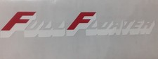 Sticker, adhésif Full Floater rouge/blanc RG 500 Gamma