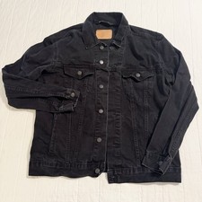 Giacca jeans Zara nera denim