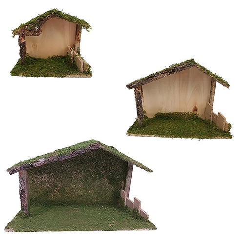 Capanna legno vuota con - in,