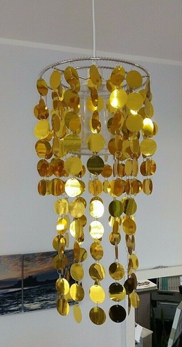 Lampadario pajette oro - pajette,