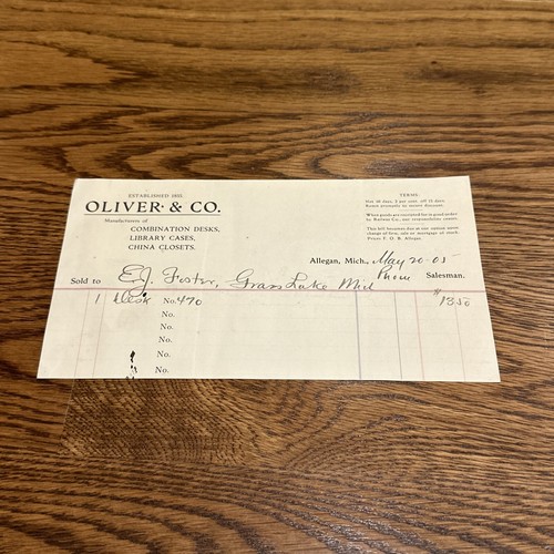 Oliver vintage - &,