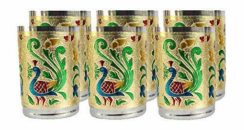 Nuovo meenakari decorato pc - meenakari,