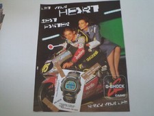 advertising Pubblicità 1997 OROLOGIO CASIO G-SHOCK DW-003B e VALENTINO ROSSI
