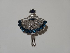 Spilla gioiello colore argento