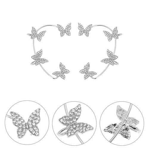 Orecchini farfalle clip - ,