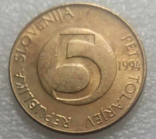Moneta slovenia tallari 1994 - 5,