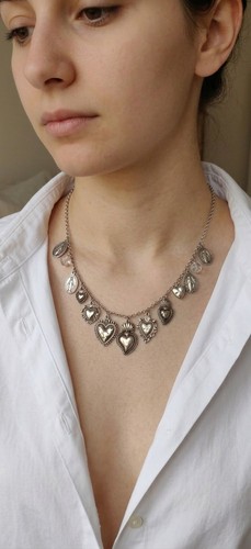 Collana mini sacro cuore con - mini,