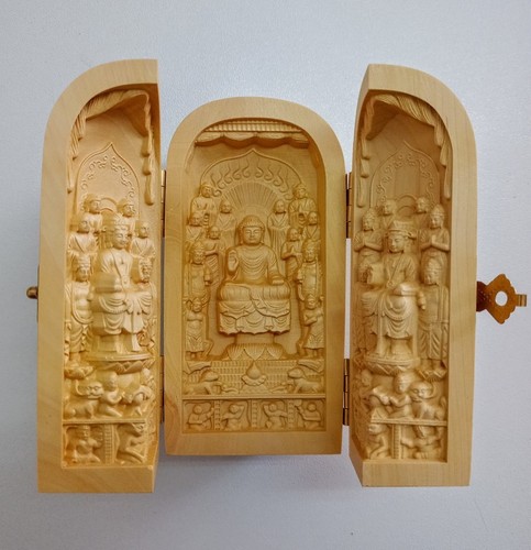 Bosso 10x5cm buddha legno - 10x5cm,