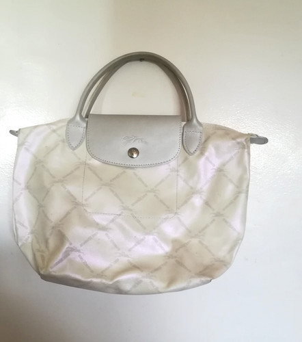 Sac pliage longchamp blanc - sac,
