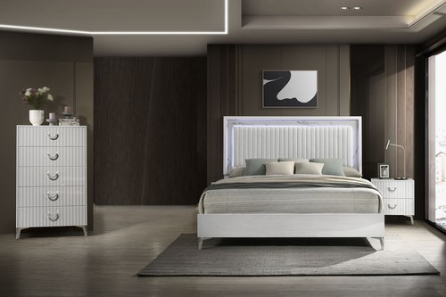 Set comodino moderno - 3, pezzi