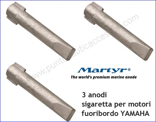3pz anodo barrotto sigaretta - anodo, barrotto/sigaretta